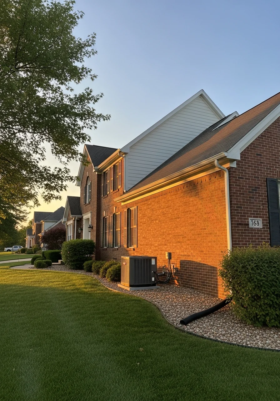 Olathe home exterior showing quality finishes and well-maintained grounds.